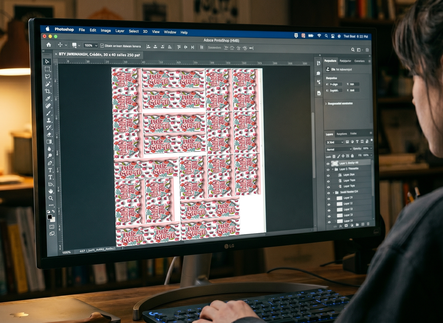 Sublimation-Build 22" width Gang Sheet