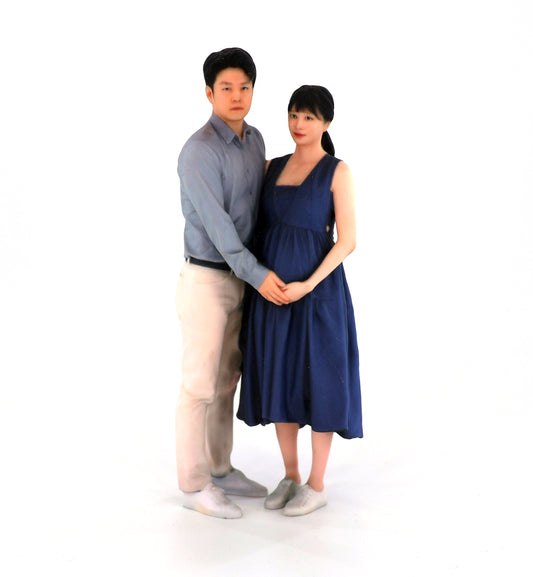 Couple Full Color 3D Figurine