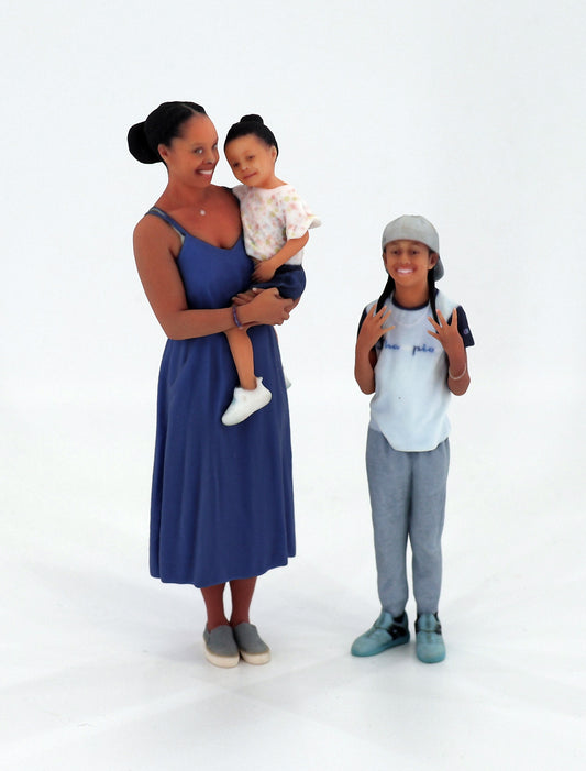 Family Full Color 3D Figurine