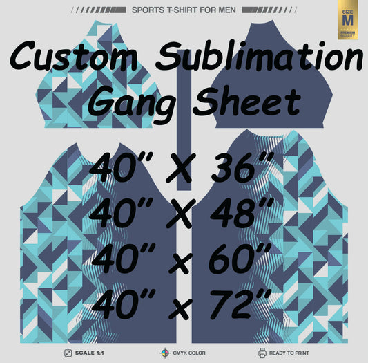 Sublimation-Upload 40" width gang sheet